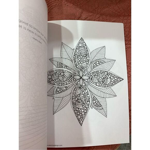 Two Adult Coloring Books - Picture 6 of 7